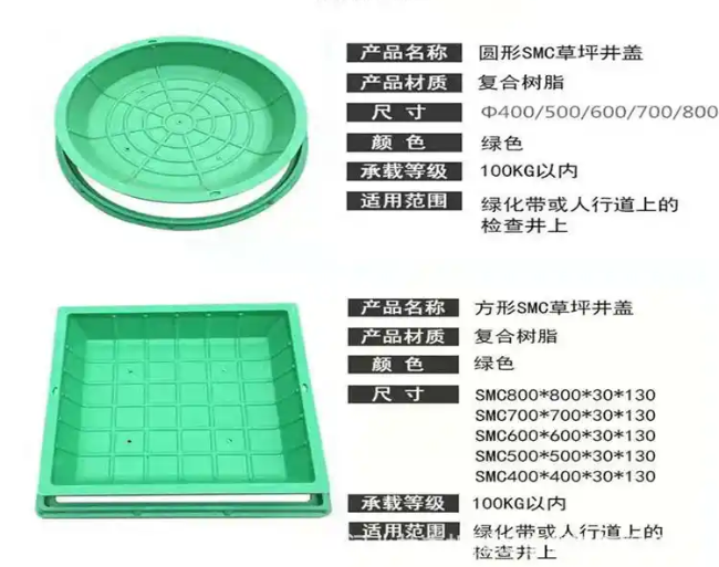 隆林树脂复合种植井盖展示